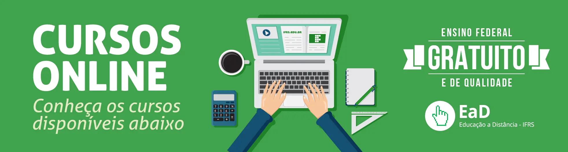 IFRS abre inscrições para mais de 230 cursos gratuitos, online e com certificado